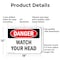 Signmission Safety Culture Sign, 18 in Width, Aluminum, Rectangle OS-2PACK-DS-A-1218-L-1875 - alternate 2